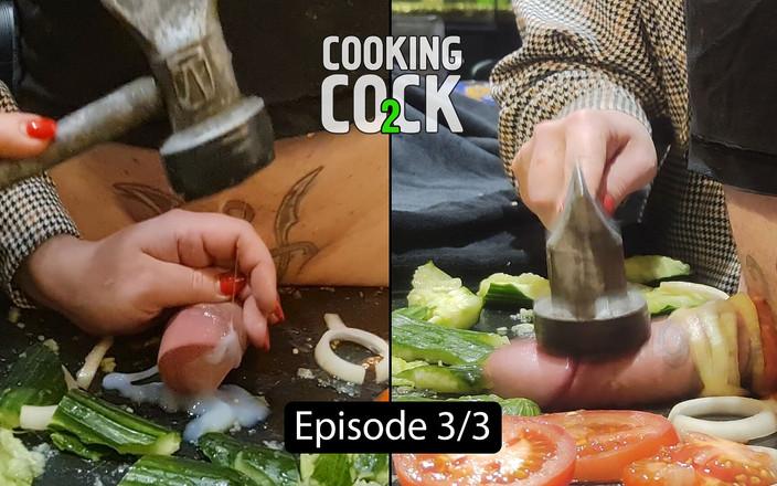 SinfulCat: CBT. Kontol dan uretra ekstrem di dapur! Memasak kontol 2. Episode 3/3....