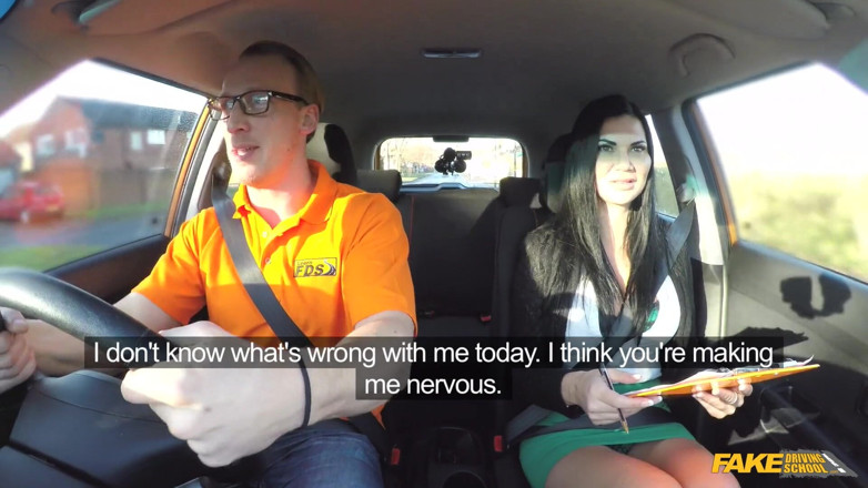 Fake Driving School: Fake Driving School - Big Tit Instructor Jasmine Jae Gives Handsome...