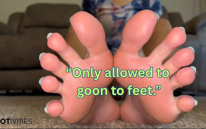 footivities: Alleen toegestaan om te gaan met voeten - voetvernedering Joi door...