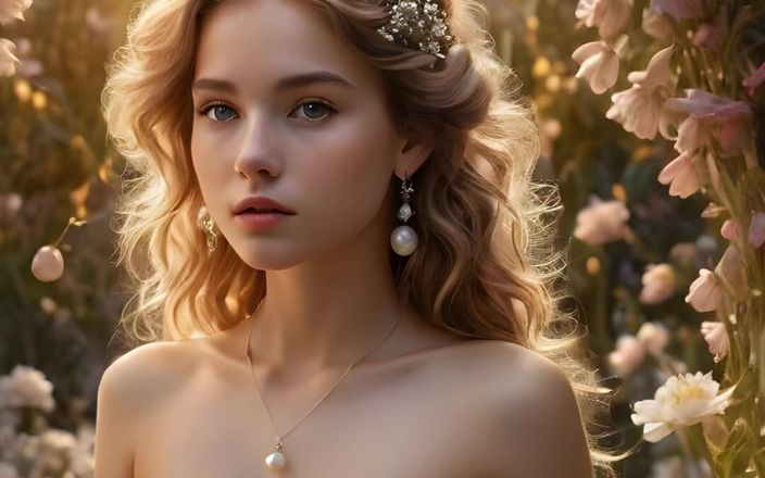 AI Girls: Hoogwaardige artistieke naaktportretten van een mooie jonge vrouw 1 - serie fijne...