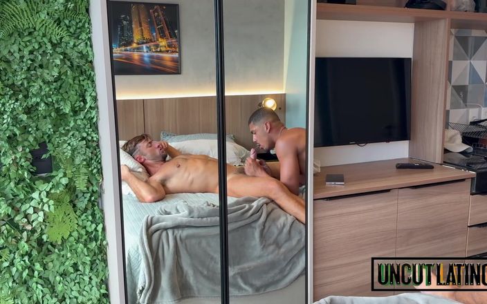 UncutLatinos: Hung Stud pieprzy mięśni tyłek bez siodła Nieoszlifowanych Latynosów