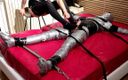 Mistress Julia: Maitresse Julia - Femdom - Chill footjob with relaxing music, pantyhose and...