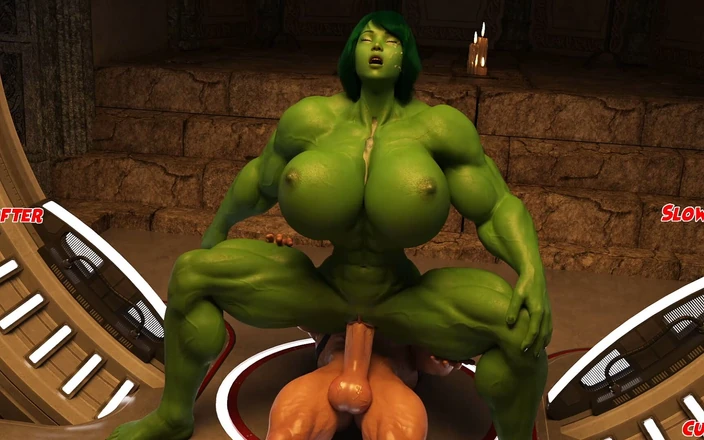 The BenJojo: Shehulk Destruction Anal Cockham Superheroes 40