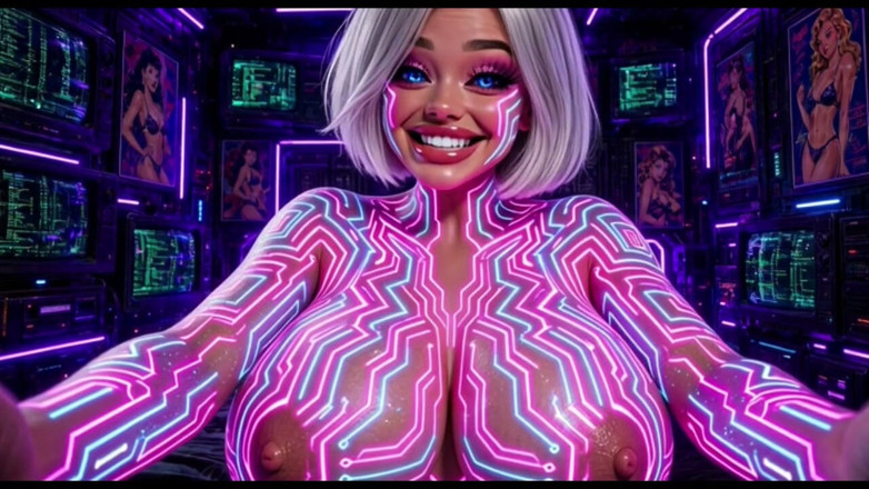 Hot girl dancing: Funny Boobs Jokes, Ai Animation