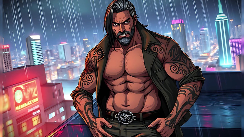 Erotic Man: Silni Hunky Men Made with Ai