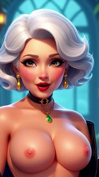Topless Granny Animation