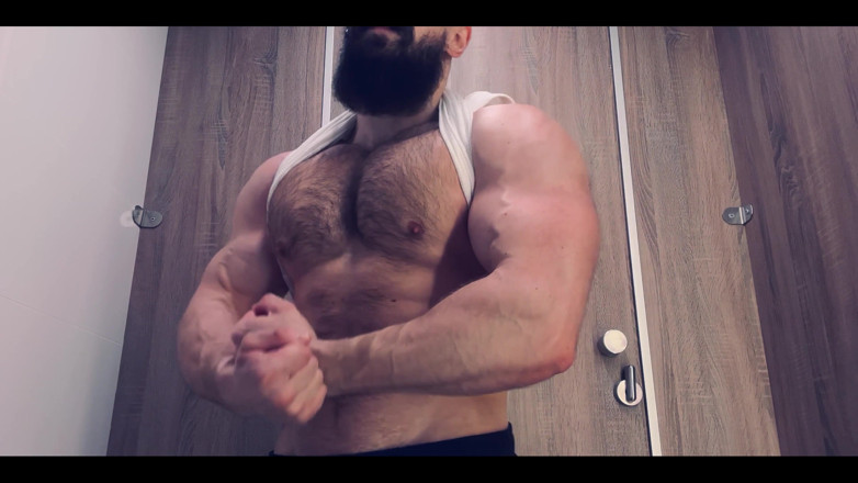 Mister Stone: Pec God. Listen to My Hard Breathing and Look at...