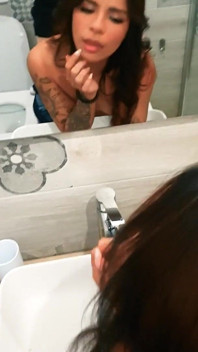 Michy Perez bts heißes badezimmer, schneller fick mit der göttin