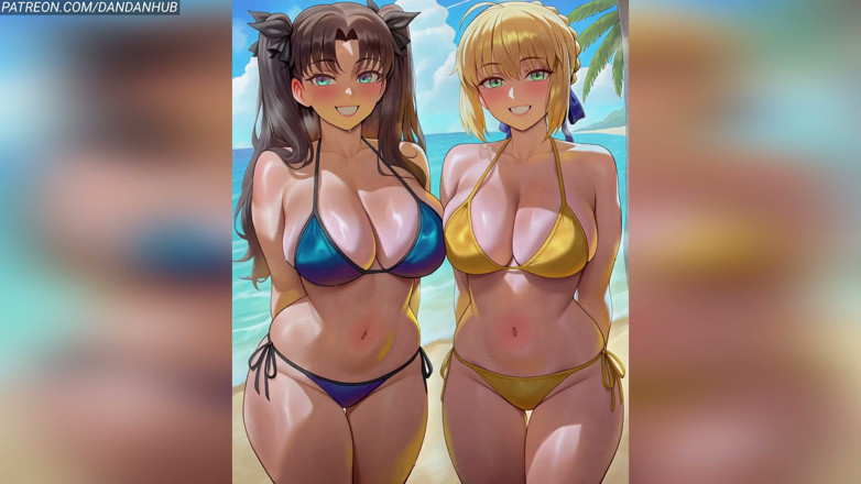 Dandanhub: Saber &amp;Rin Tohsaka Twerk och Studs - Ödet