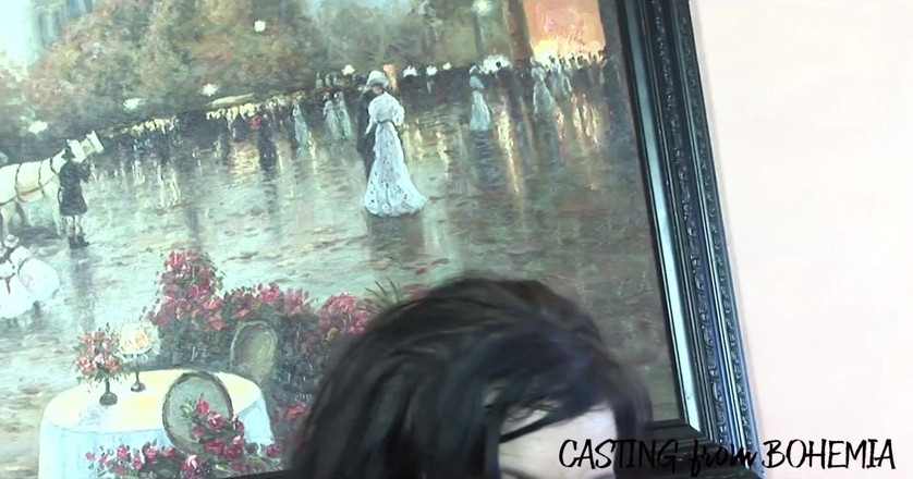 Casting from Bohemia: Vanessa Naughty este o brunetă tatuată cu un apetit nesătul...