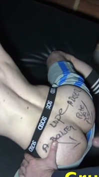 Slut Creampied in Backroom
