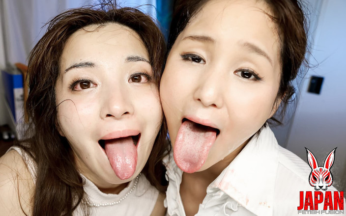 Japan Fetish Fusion: 一日の終わりの親密さ:瀬戸すみれと北野美玲の情熱的な顔舐め
