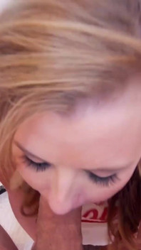 Nicole Clitman Huge Cock Blowjob and Cum Swallow