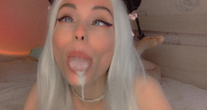 Dirty slut 666: Leite no rosto ahegao