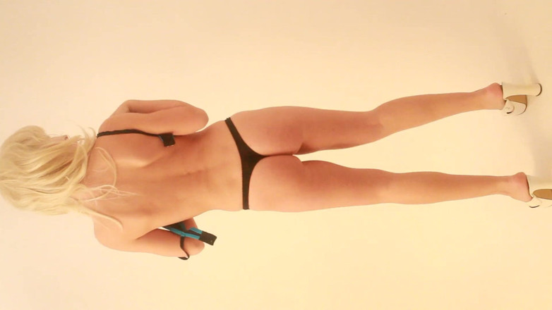 Toy Sluts: Teen blonde stripping her clothes