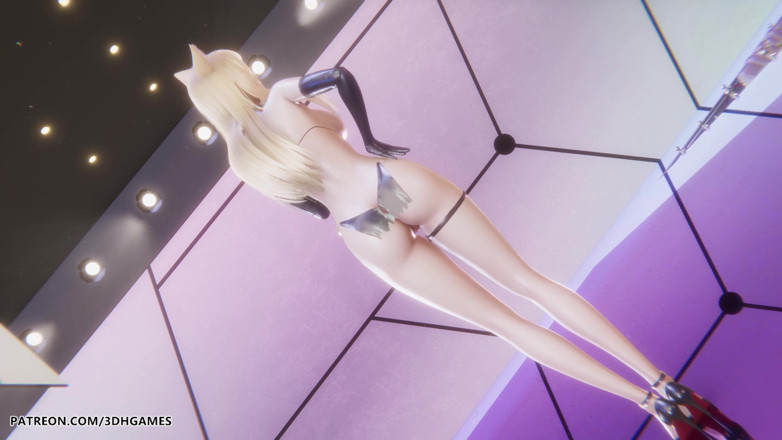 3D-Hentai Games: Mmd Hyo Min - Nice Body Ahri Sexy Striptease League of...