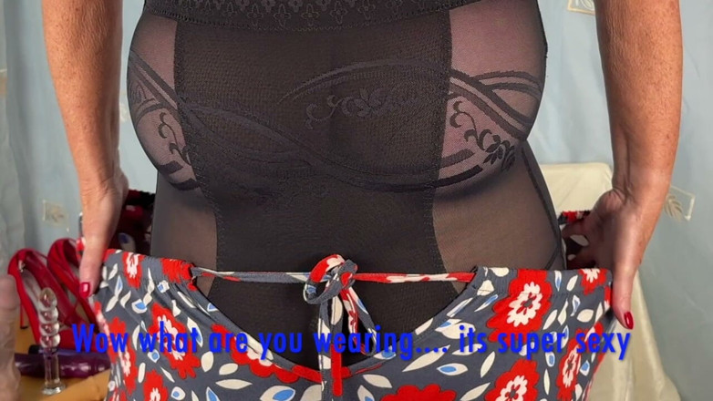 Aunty Sandra vintage girdle queen: Moster Sandra i en fantastisk form bär Vgq72