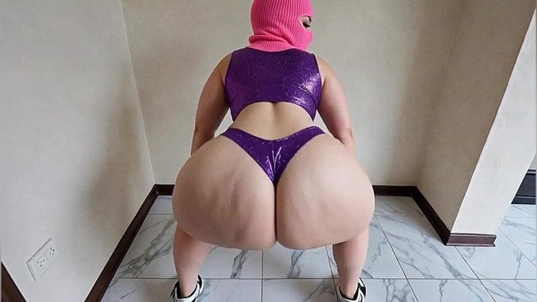 Xprohibidox1: Big Butt in a Purple Dress, She's so Hot