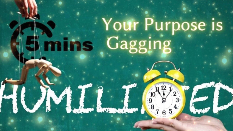 Goddess Misha Goldy: Shamestream: आपका उद्देश्य गैगिंग है