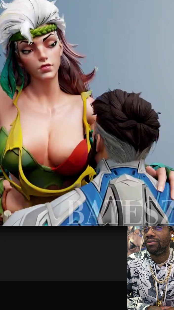 Good news media: Rouge menggunakan kemampuan spesialnya untuk menumbuhkan toket besar seperti yang...