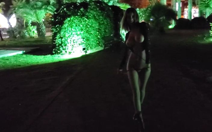 Monika FoXXX studio: Angel Monika Fox Walks Naked on the Waterfront in Sochi