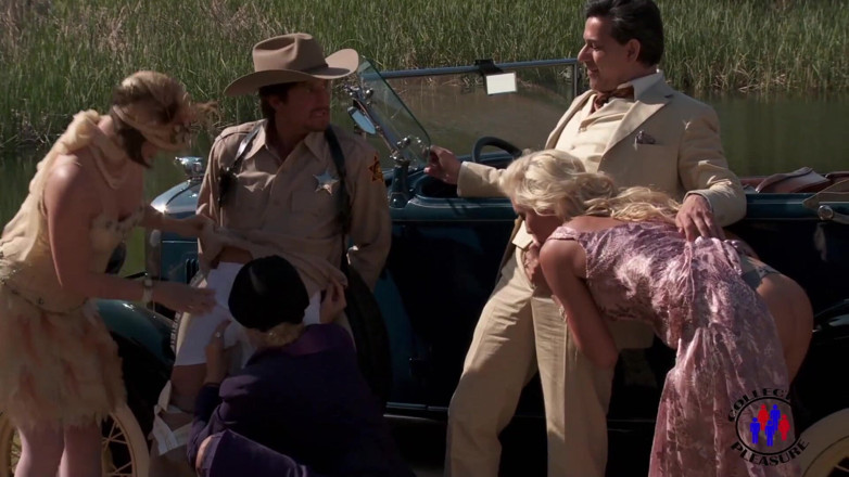 Colective Pleasure: Gangsta picnic by the river turns into orgy.