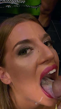 Ggg John Thompson- Silvia Dellai Sucks Multiple Dicks, Get Double Penetrated and Bukkake Gangbang