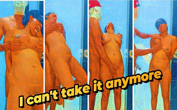 JANAKI: Просто супер горячая пощечина и наказание сисек с новым мультяшным эффектом