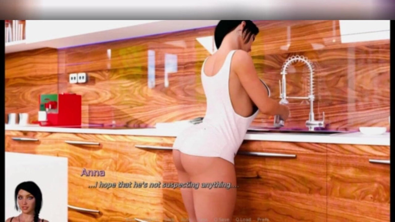 3DXXXTEEN2 Cartoon: Anna gets dirty in Alfred's garden. 3D porn cartoon sex