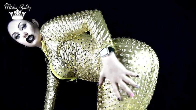 Goddess Misha Goldy: Блискучий mindfuck &amp; popps puppet, інструкція з дрочки