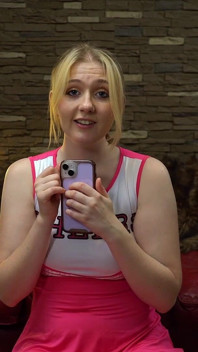 Cheerleader Punishes & Humiliates You for Sneaking on Her