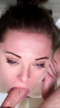 The 5 stages of facefucking | Ashley gets a messy throat pie! | Version A