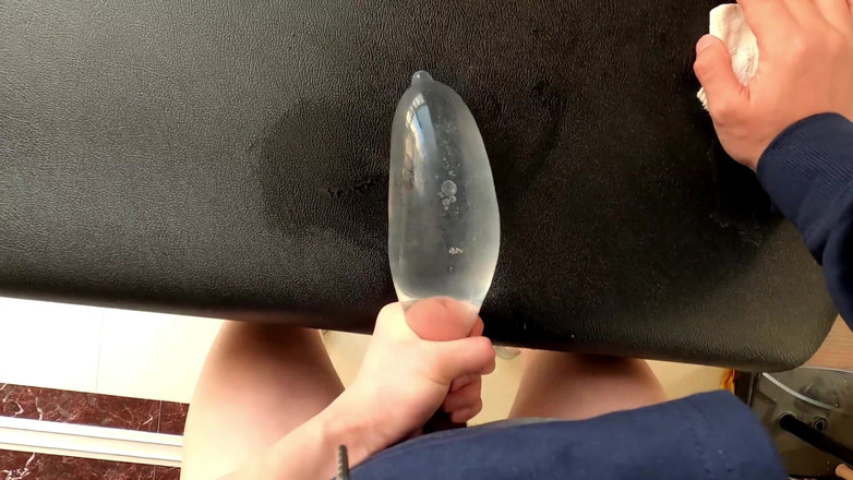 Xmiya: A Single Boy Masturbates and Moans at Home, Shooting Into...