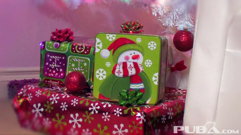 PUBA: Britney finds a Christmas gift under the tree perfectly sized...