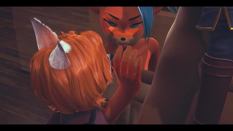 HentaiTubes: ファーリーヘンタイ - フォクシーがふたなり鹿に犯される - 日本のアジア漫画アニメ映画ゲームポルノ