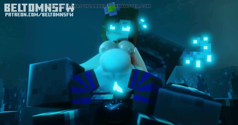 Beltomnsfw: Futai anal dur cu Jenny și Warden Minecraft animație