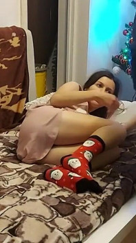 Wszystko, co chcę na Boże Narodzenie, to twój kutas wewnątrz mojej cipki