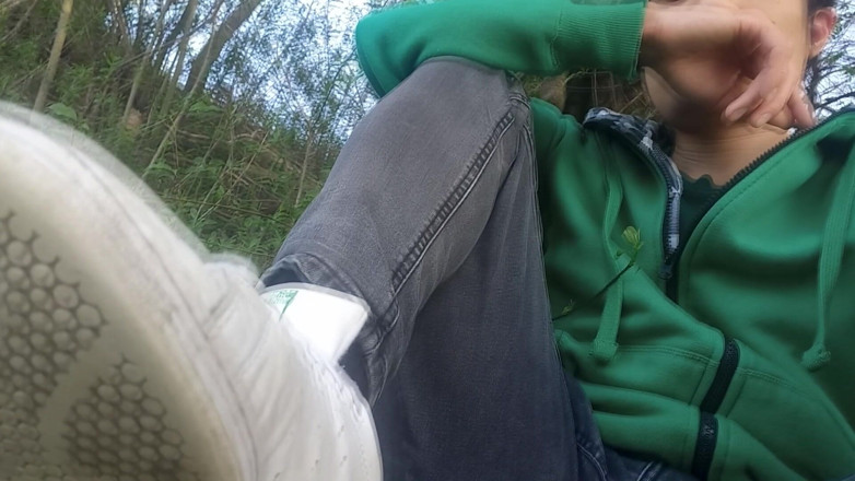 Jon Arteen: Risky Masturbation Outdoors a Man's Voice Caught This Cute Gay...
