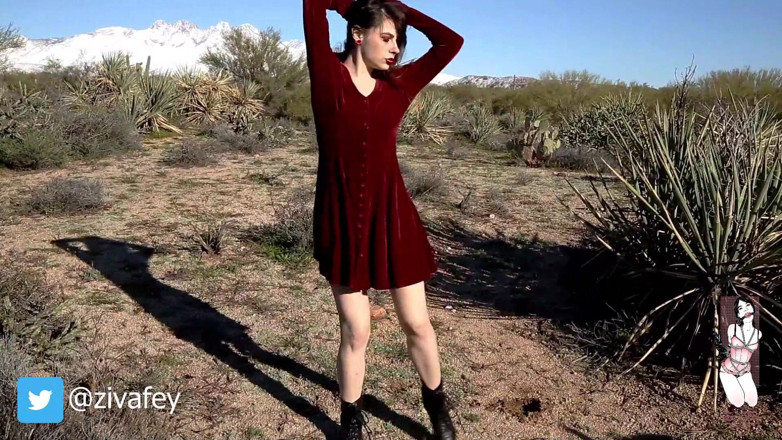 Ziva Fey: Ziva modeling at Four Peaks
