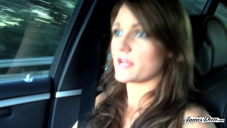 James Deen: Kenzie Vaughn in POV action with James Deen
