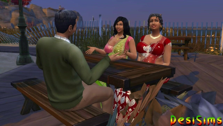 Desi Sims: Joven indio folló su madrastra en la ducha