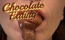 Wamgirlx: Schokoladenessen, Schokoladen-Spucke und Schokoladen-speichel