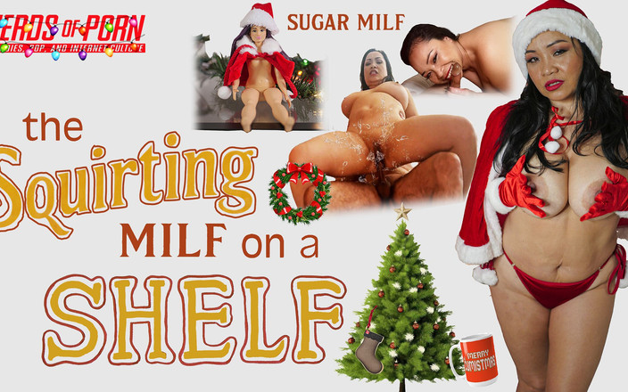 Nerds Of Porn: Stříkání milfky na poličce