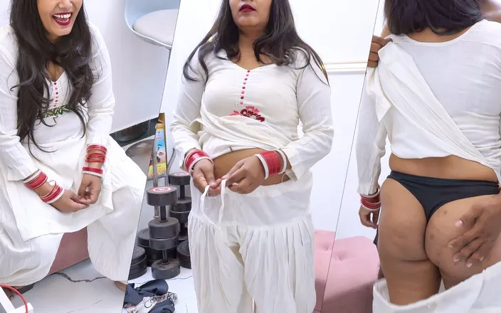 Kajal_pro: Horny Step Brother Accidentally Fucks Newly Married Indian Hot Desi...