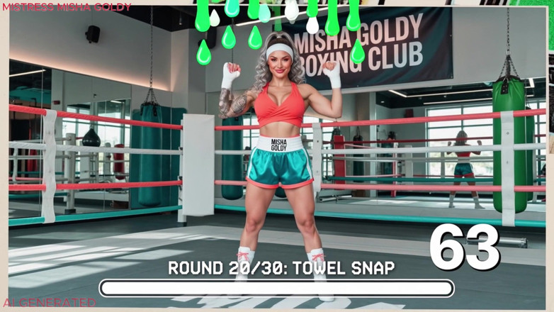 Goddess Misha Goldy: Keep Your Guard up Except Both Hands Are Busy Aren't...