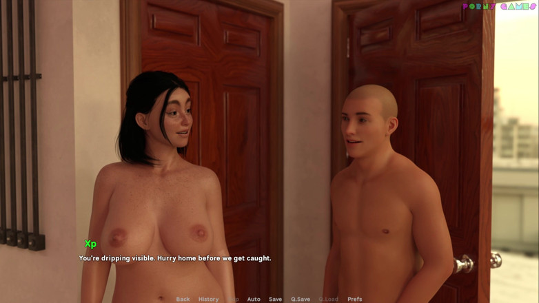 Porny Games: エキシビショニストの妻が泡を使っている - 裸のトレーニング後のワイルドなセックス 1