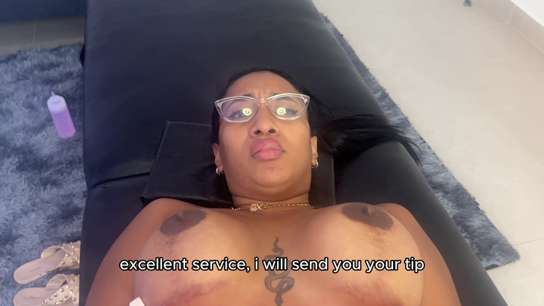 Leyne Rodriguez: Un service de massage complet se termine par un creampie...