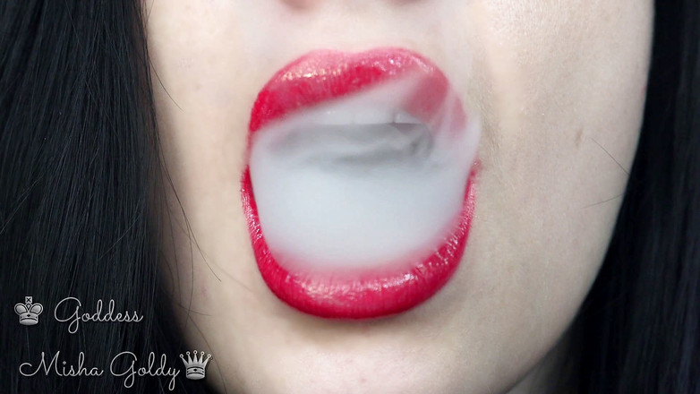 Goddess Misha Goldy: Air mani ke godaan merah besar saya dan cangkuk besar...