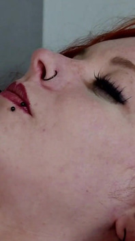Beautiful Red Hair Girl Masturbating