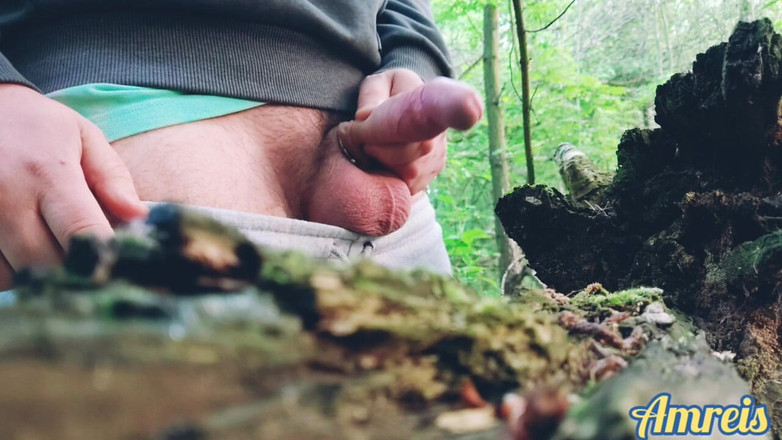 Amreis: Potřebujete místo pro stříkání! Část 8. Procházka, chcaní, honění, orgasmus a sperma...